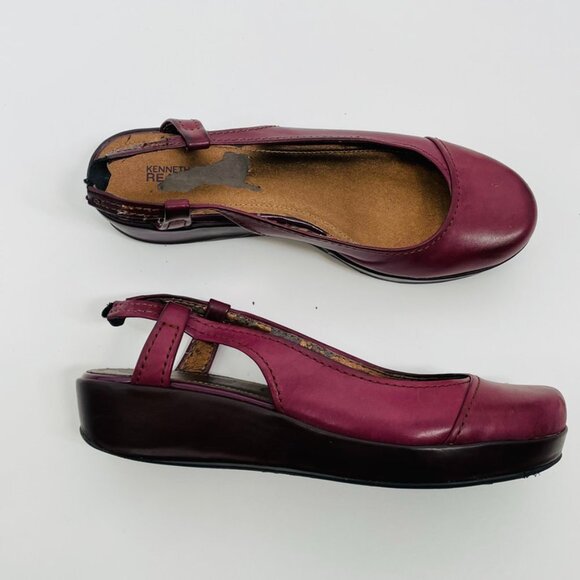 Kenneth Cole Reaction "Leaf Year" Wedge Size 8.5 - Picture 3 of 8